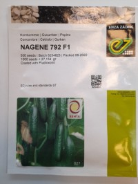 بذر هیبرید خیار گلخانه‌ای ناگین Cucumber Nagene F1