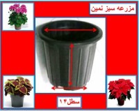 گلدان پلاستیکی سطل 14