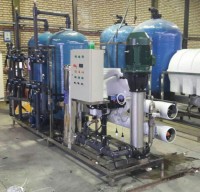دستگاه تصفیه آب صنعتی به ظرفیت 100 مترمکعب در شبانه روز