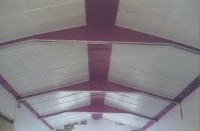 پوشش سقف مرغداری با کارتن پلاست به ضخامت 5 میل