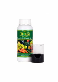 کود شیمیایی هیومیک اسید مایع(بطری 1لیتری)هوکر