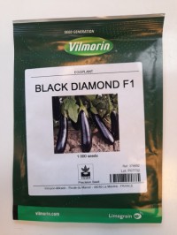 بذر هیبرید بادمجان قلمی بلک دیاموند BLACK DIAMOND F1